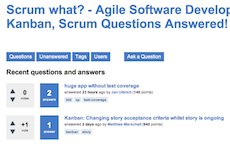 Post image for Scrum What? New Community Edited Q&A Site About Agile, Lean, Kanban and Scurm